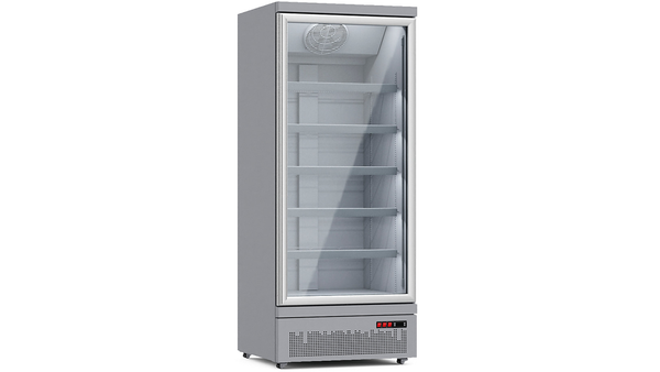 Tiefkühlschrank, Tiefkühlregal, Gefrierschrank "Jumbo" mit 1 Glastür, 600 Liter