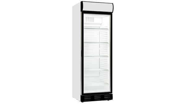 Getränkekühlschrank, Kühlschrank 380 Liter mit Glastür, Mit Frontdisplay
